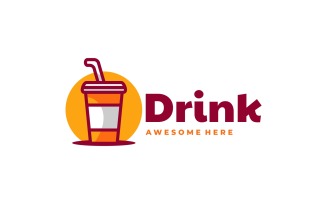Drink Simple Logo Template