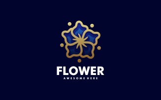 Flower Line Luxury Logo Style