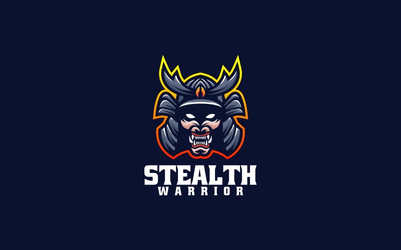 Stealth Warrior E-Sports Logo Logo Template