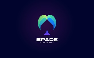 Spade Gradient Logo Design