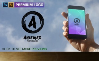 Animex Premium A letter Logo Template