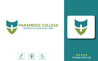 Paramedic College Logo Template For Branding