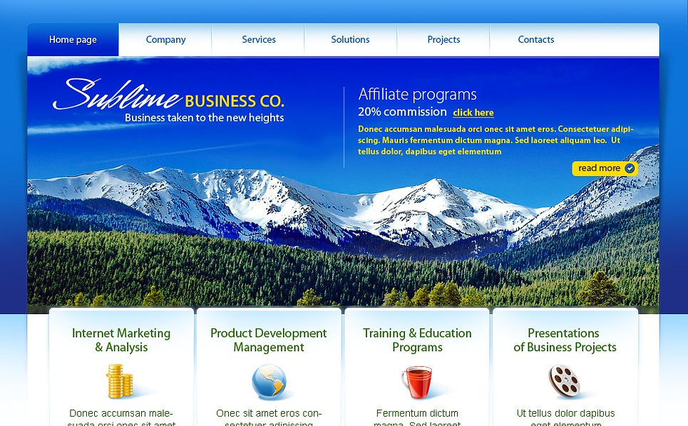 Business Website Template 23056