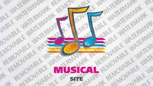 Music Portal Logo Theme Big Screenshot Music Portal Logo Template vlogo