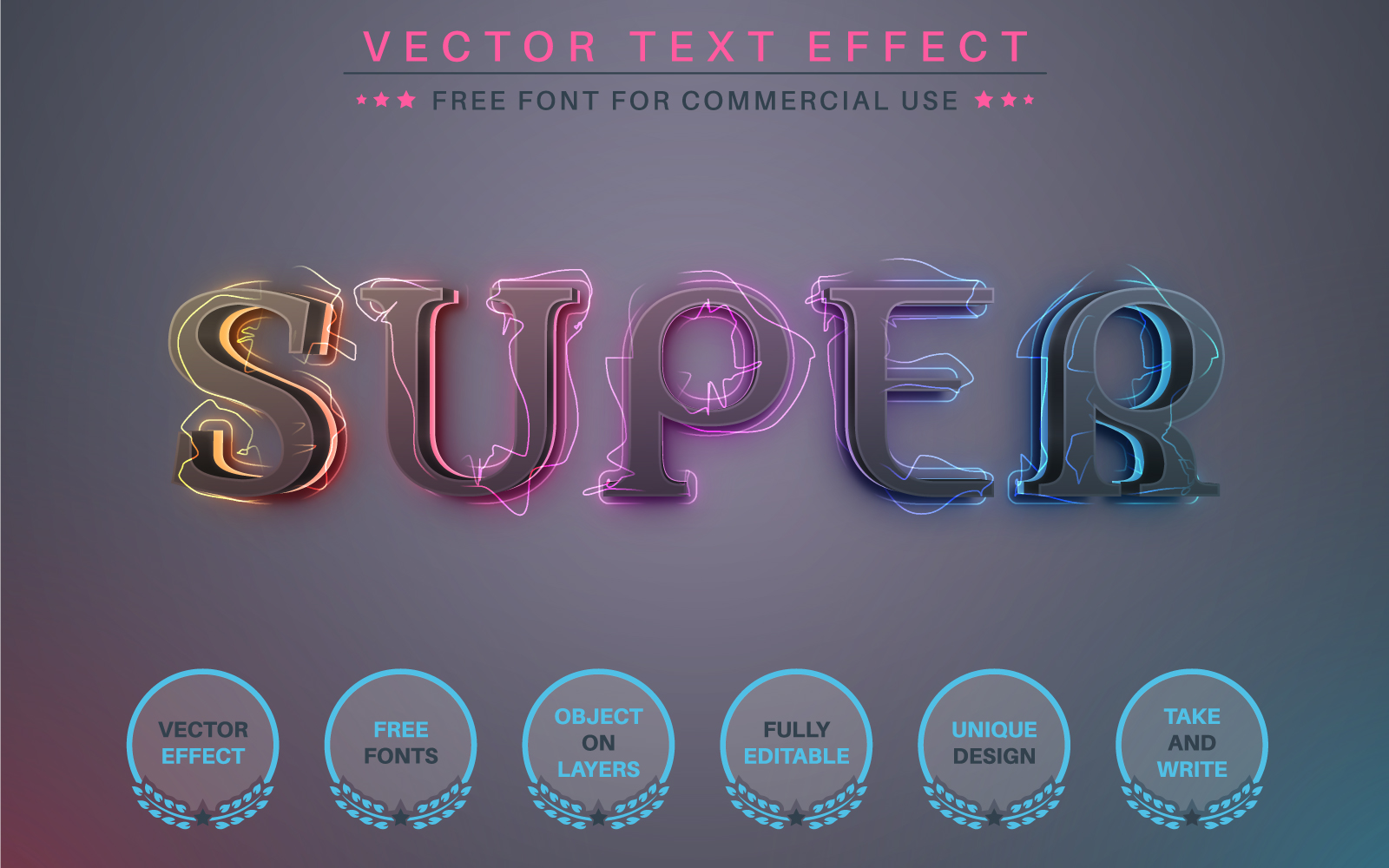 Template #230056 Effectfont Styleeditable Webdesign Template - Logo template Preview