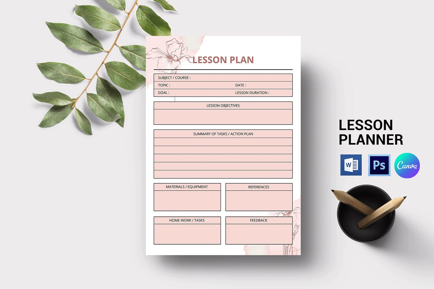 Kit Graphique #230091 Planner Lesson Divers Modles Web - Logo template Preview