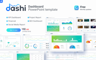 dashi dashboard PowerPoint template