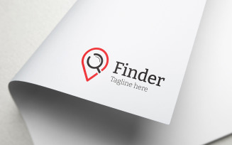 Finder Logo Design Template Vector
