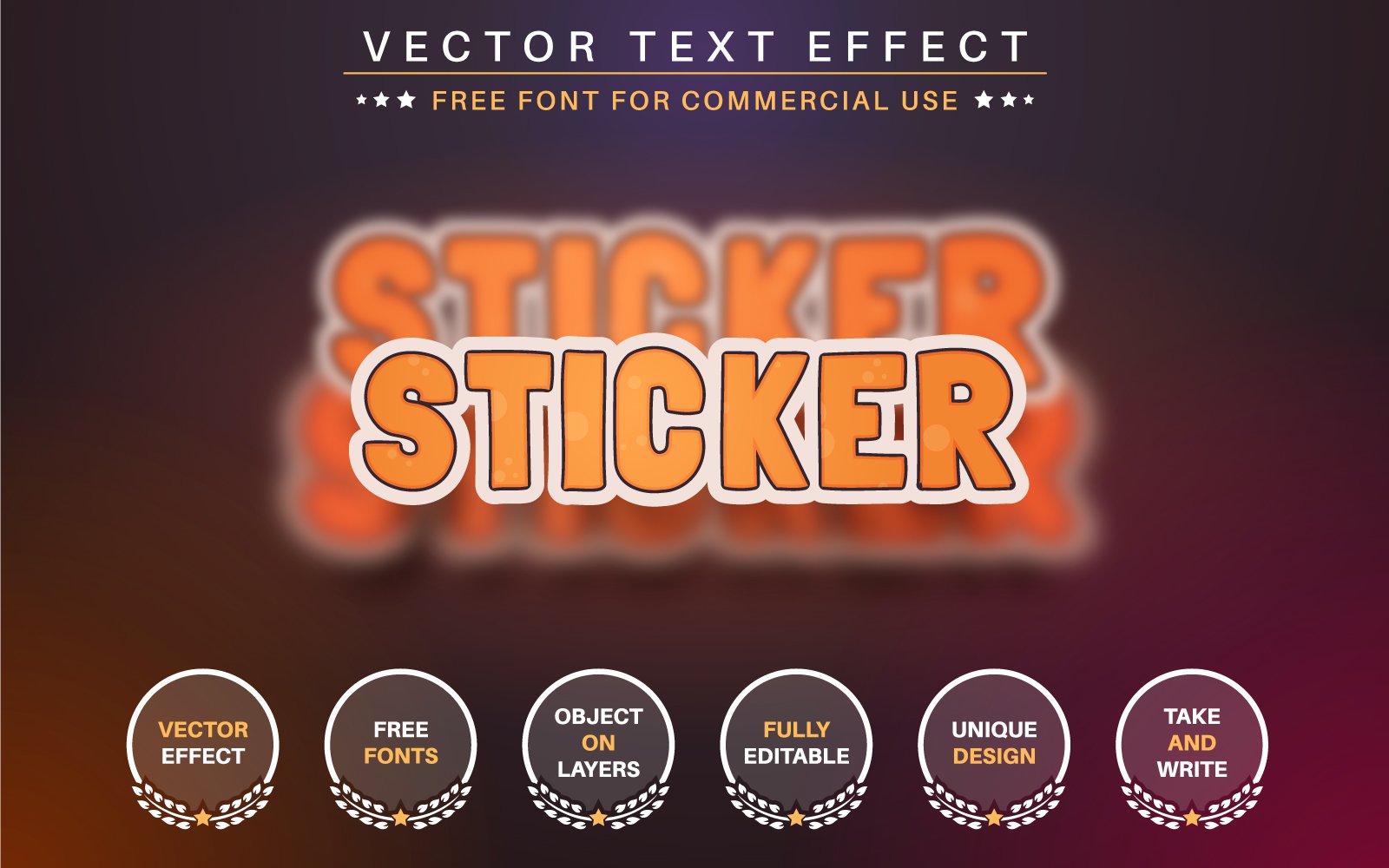 Template #230114 Effectfont Styleeditable Webdesign Template - Logo template Preview
