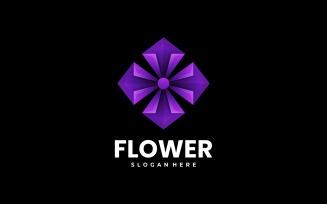 Flower Gradient Logo Template