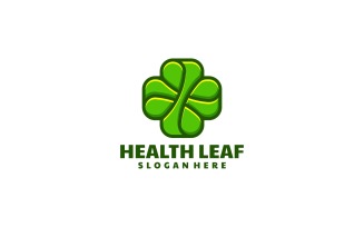 Health Leaf Simple Logo Style