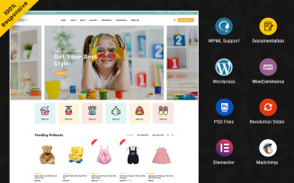 Kidzy - Toys and Fashion Multipurpose WooCommerce Elementor Store