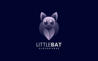Little Bat Gradient Logo Style