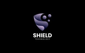Shield Gradient Logo Style