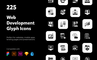 App Design and Development Solid Icons