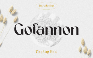 Gofannon - Modern Serif Fonts