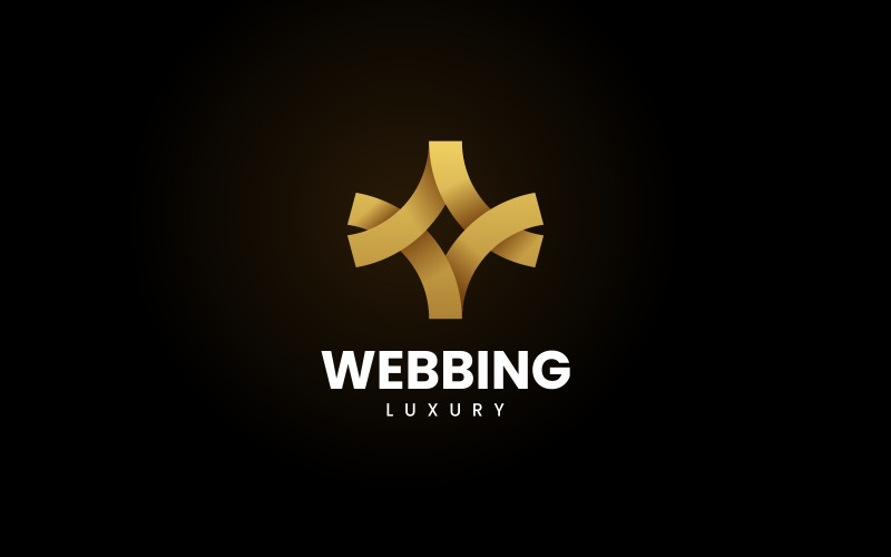 Webbing Luxury Logo Style Logo Template
