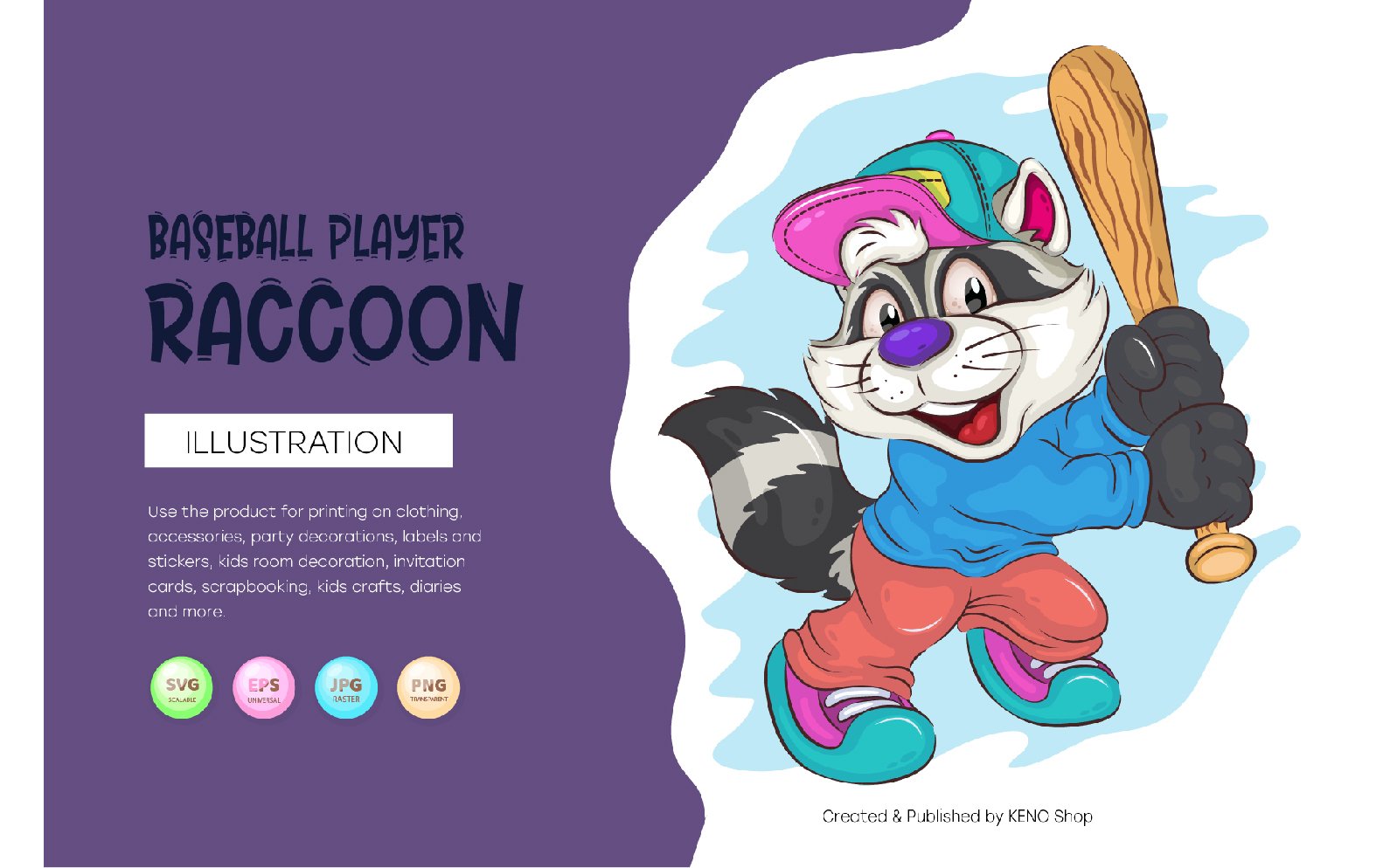 Template #230358 Player Raccoon Webdesign Template - Logo template Preview
