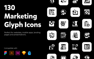 Business Management Solid Icons