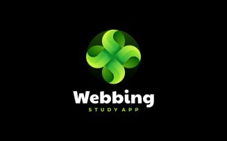 Webbing Gradient Logo Design