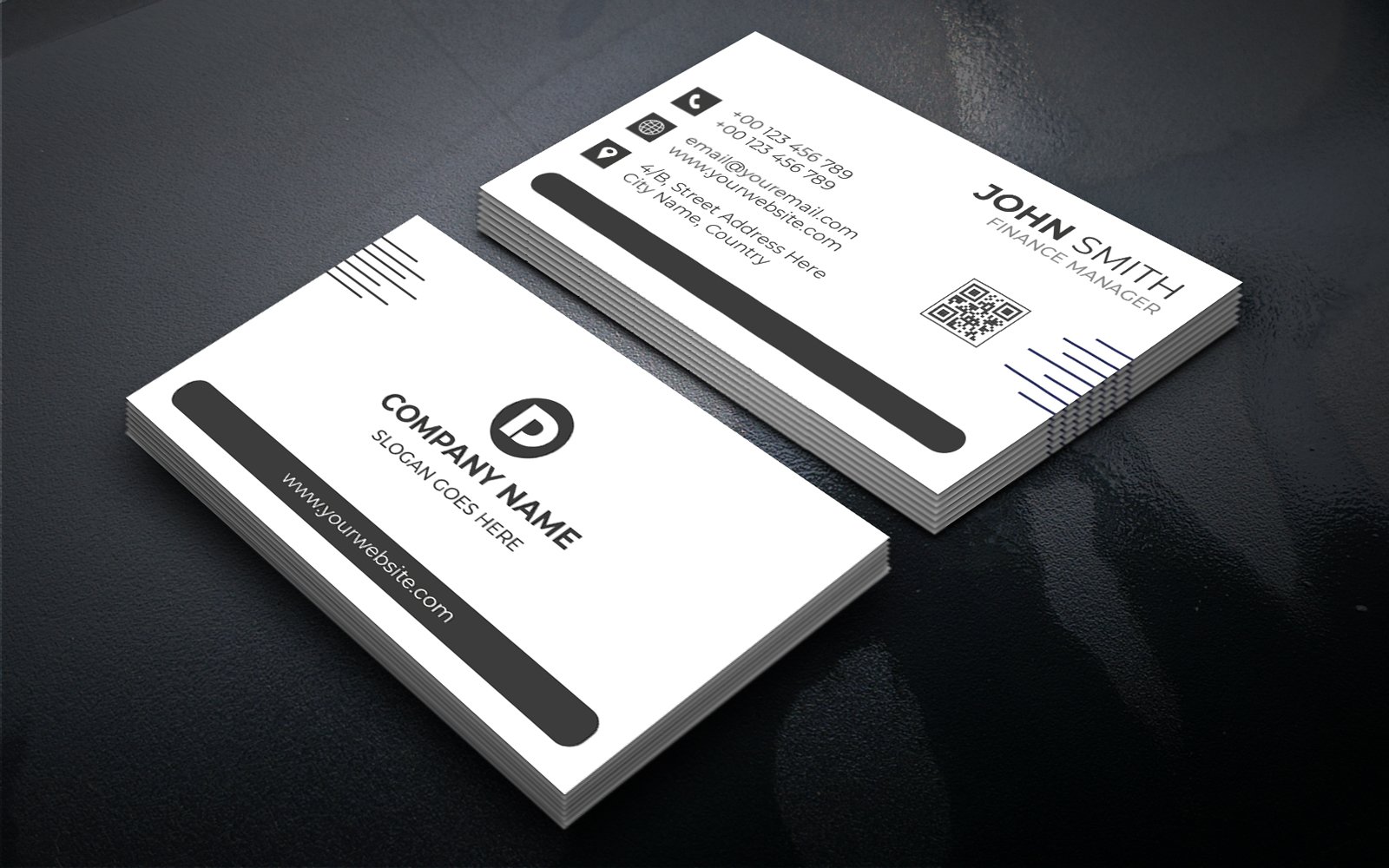 Template #230434 Card Business Webdesign Template - Logo template Preview