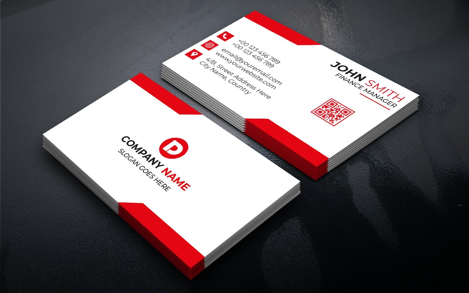Template #230437 Card Business Webdesign Template - Logo template Preview