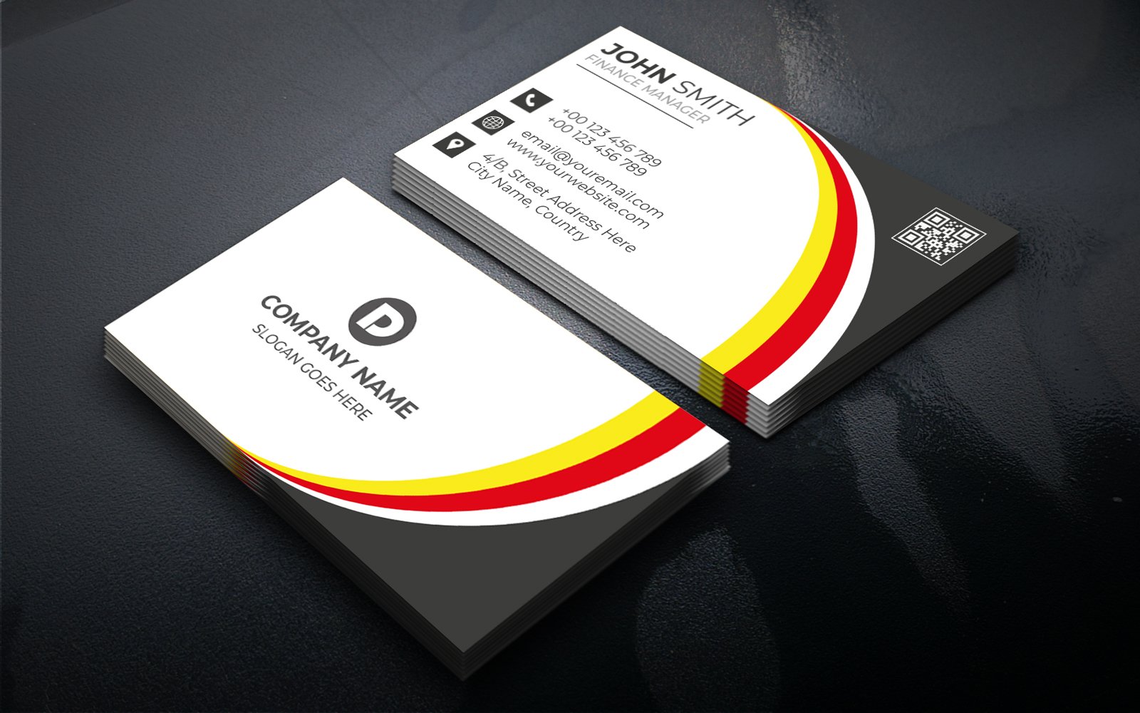 Template #230439 Card Business Webdesign Template - Logo template Preview