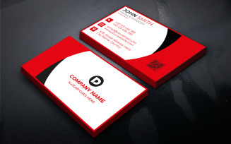 Corporate Business Card Template Design for a Business