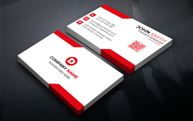 Decent Business Card Design Template Corporate Identity