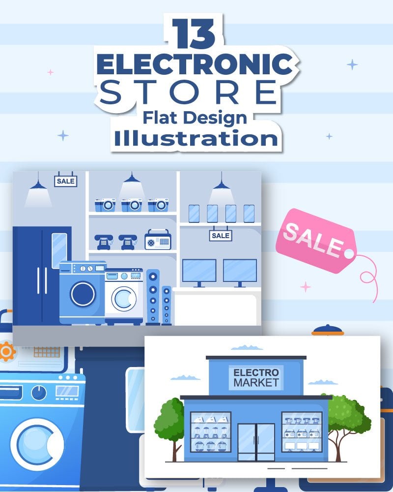 Kit Graphique #230572 Electronic Store Divers Modles Web - Logo template Preview