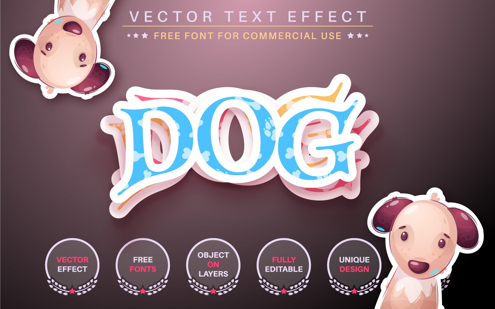 Template #230592 Effectfont Styleeditable Webdesign Template - Logo template Preview