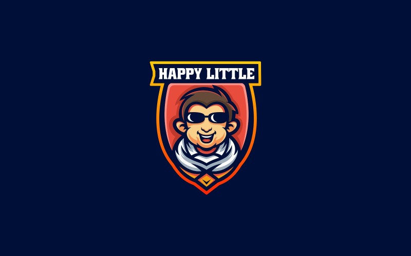 Happy Little E-Sports Logo Logo Template