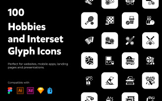 Hobbies and Interests Solid Icons