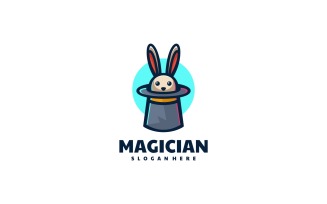 Magician Simple Mascot Logo