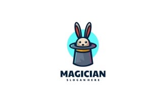 Magician Simple Mascot Logo