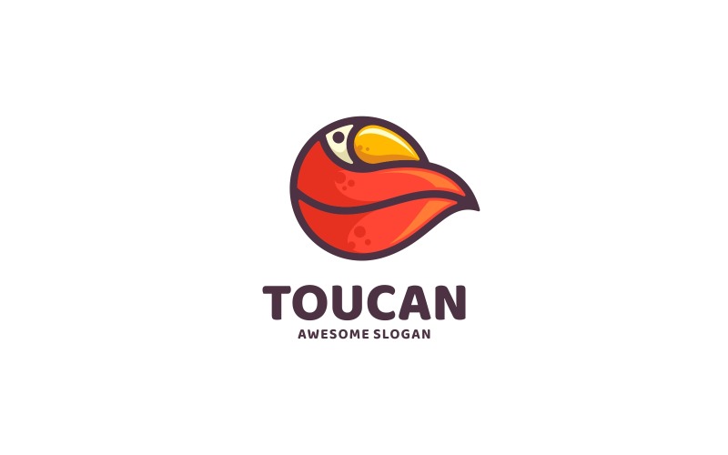 Toucan Mascot Logo Design Logo Template