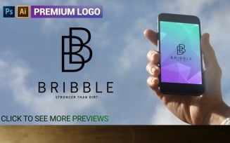 BRIBBLE Premium B Letter Logo Template
