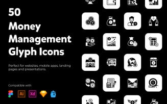 Money Management Solid Icons