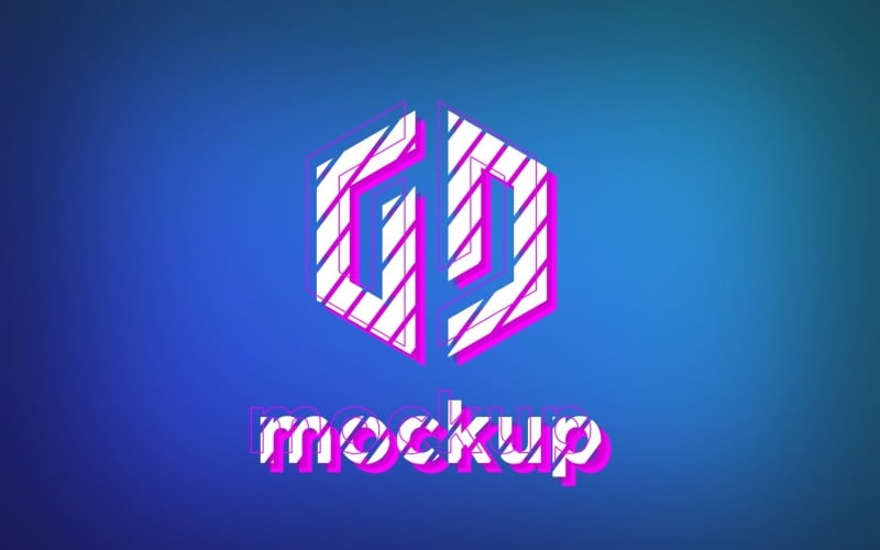 Stripe Logo With Realistic Mockup Product Mockup