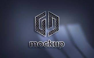Net logo Mockup With Realistic Window Sunlight Effect