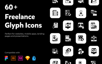 Pack of Freelancing Solid Icons