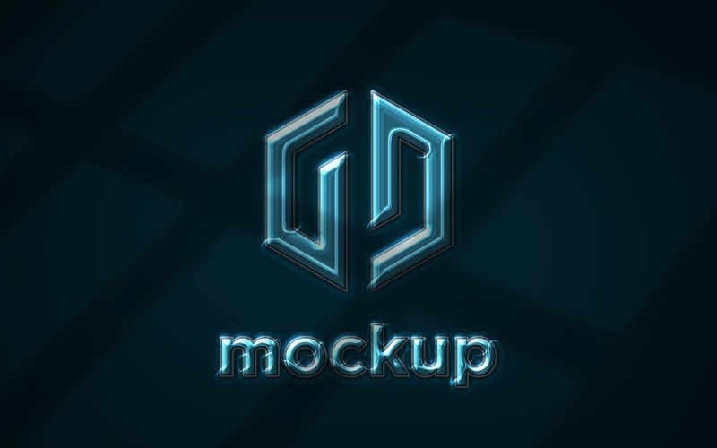 Acrylic Logo Mockup Realistic Effects Product Mockup