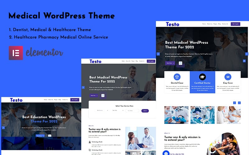 Aoton - Health and Medical Wordpress Theme WordPress Theme