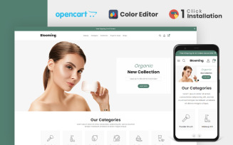 Blooming Cosmetics Responsive OpenCart Template