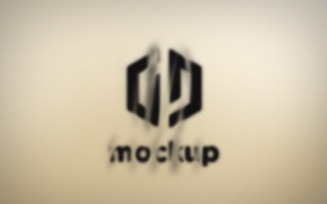 Blur Logo Mockup Template