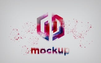 Colors Logo Mockup Effects