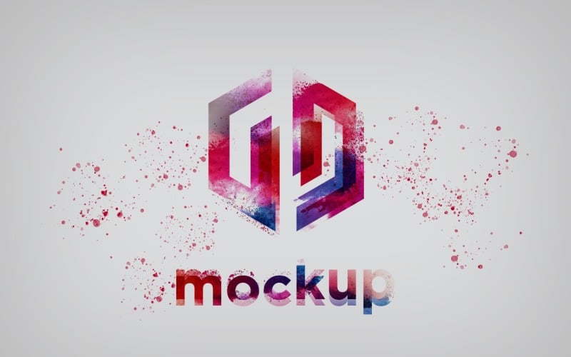 Colors Logo Mockup Effects Product Mockup