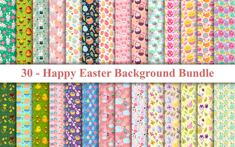 Happy Easter Background, Easter Background, Easter Pattern, Easter Digital Paper