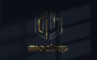 Luxury Gold Logo Mockup Effects