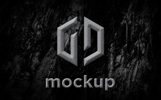 stone Logo Mockup Template